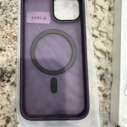 iPhone 13/14 Phone Case Purple