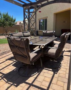 7-Piece Outdoor Patio Dining Set – Swivel Chairs  Free Delivery 🚚