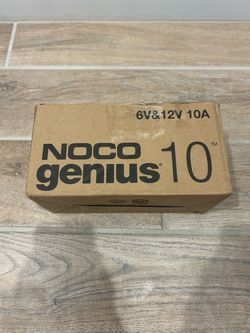 BRAND NEW IN BOX NOCO Genius 10 Battery Charger 6V & 12V 10A REG PRICE $100