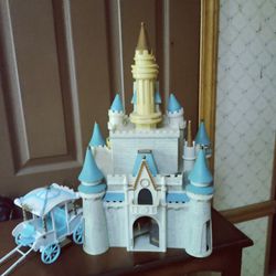 Vintage Cinderella Castle And Carriage 