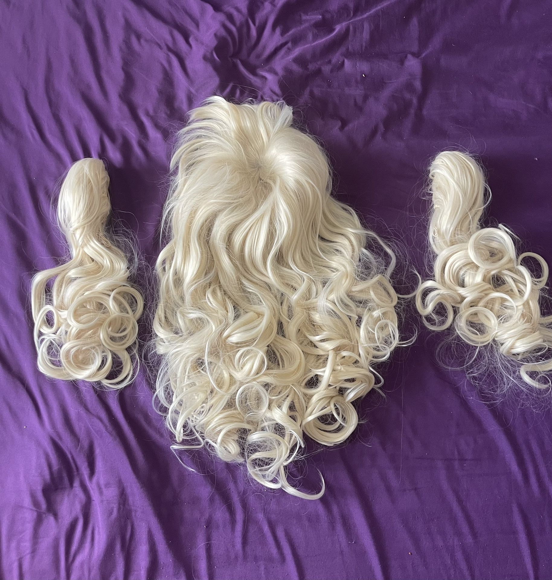 Blonde Pig Tail Wig