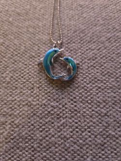 Dolphins Necklace 