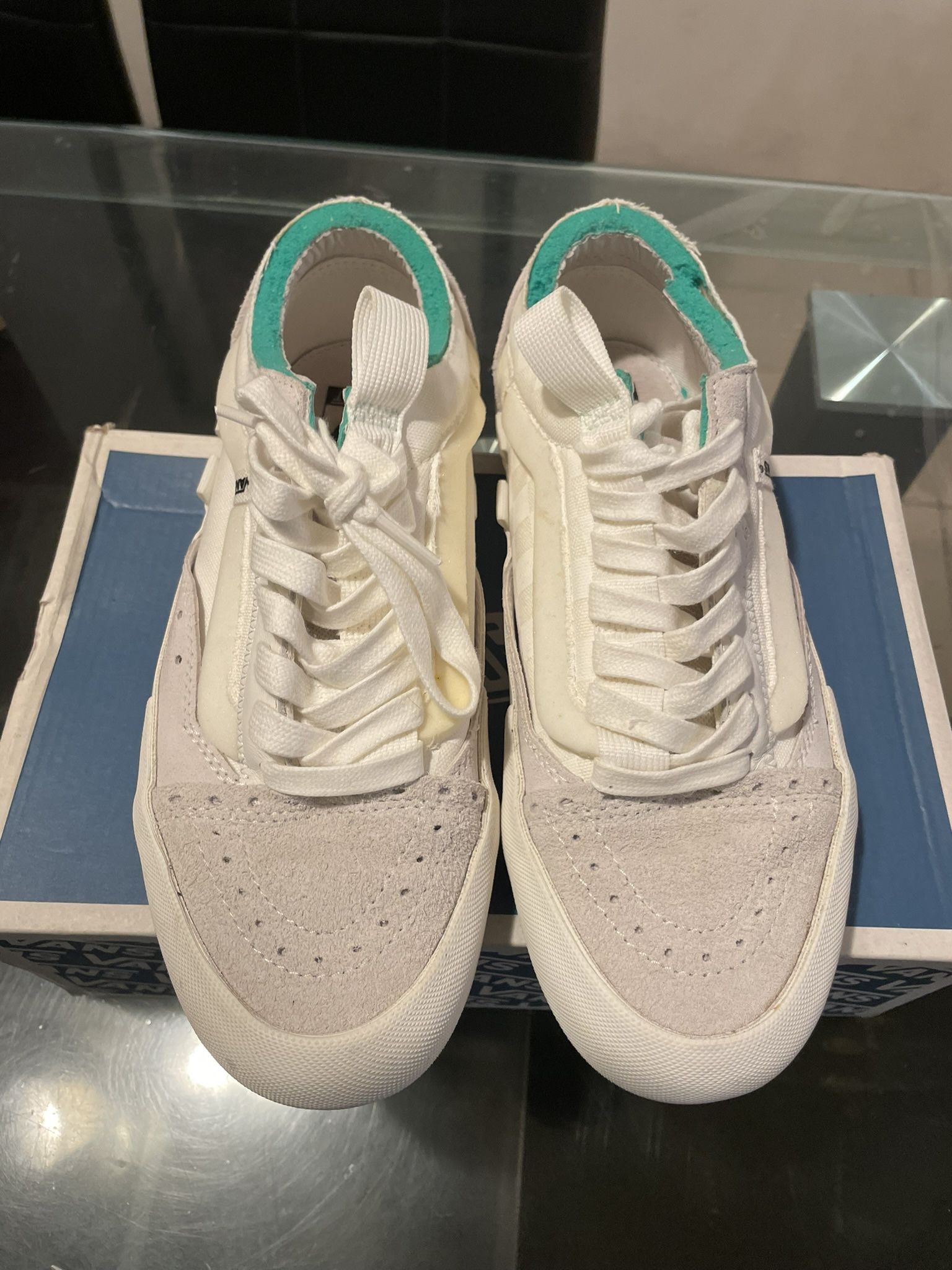 Vans OLD SKOOL CAP LX 'MARSHMALLOW' 7.5 Men Size