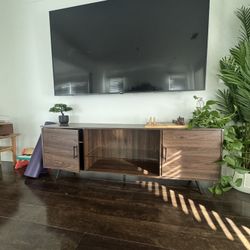Brown Tv Stand And Entertainment Center 