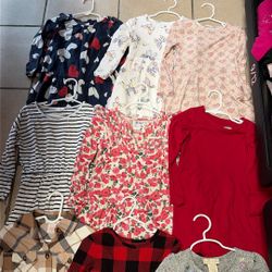 Toddler Girl Clothes Size 4t Longsleeve Dresses 
