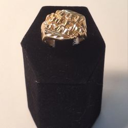 GTS Nugget Ring 10k 6.9g