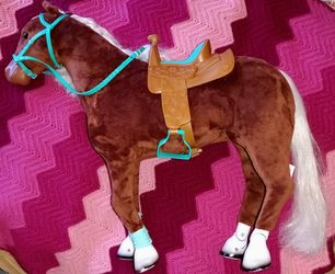 ❤️ (HORSE & DOLL!) My Life As: 18" Posable Toy HORSE & Our Generation: 18" Posable DOLL! 🐎 ❤️ American Girl 👍