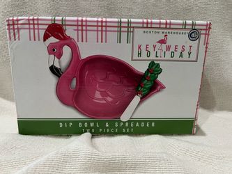 Boston Warehouse Key West Holiday Dip and Bowl Spreader