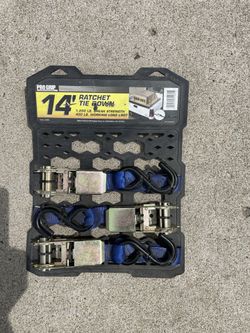 Progrip 14' Ratchet Tie Down 3 Pack