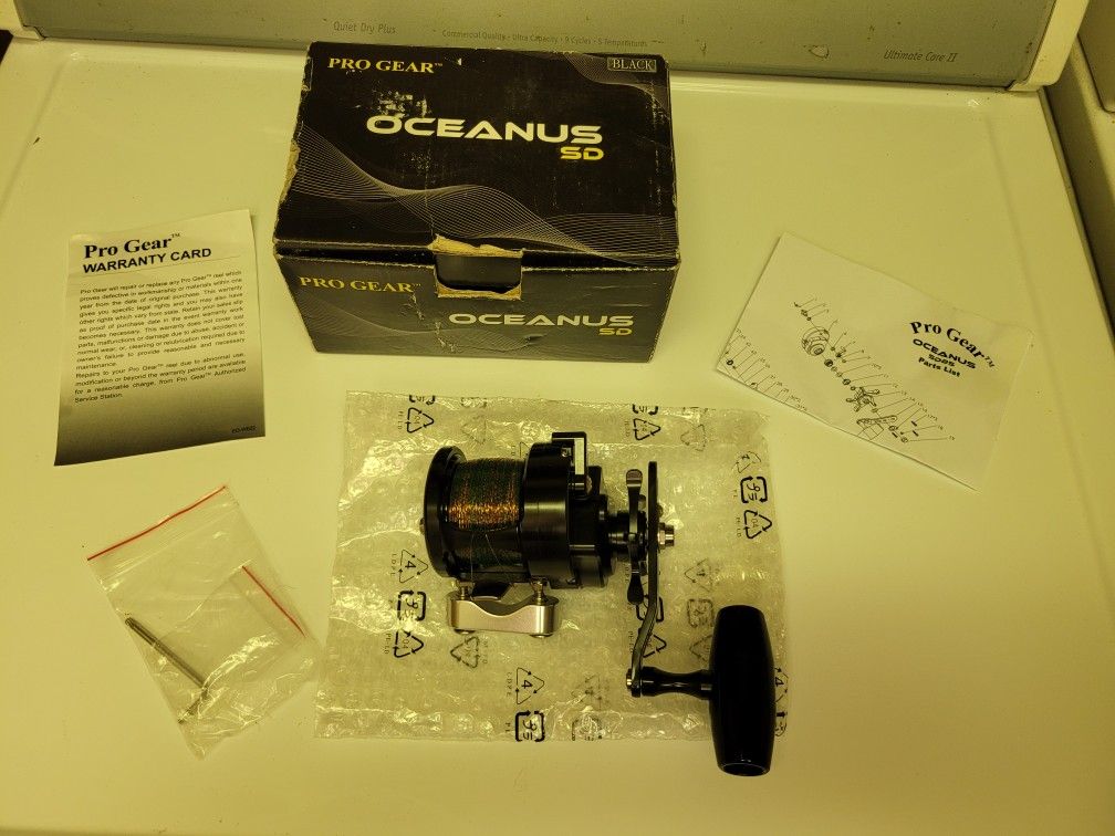  Pro Gear OCEANUS SD 25 Like new excellent fishing reel salt or fresh