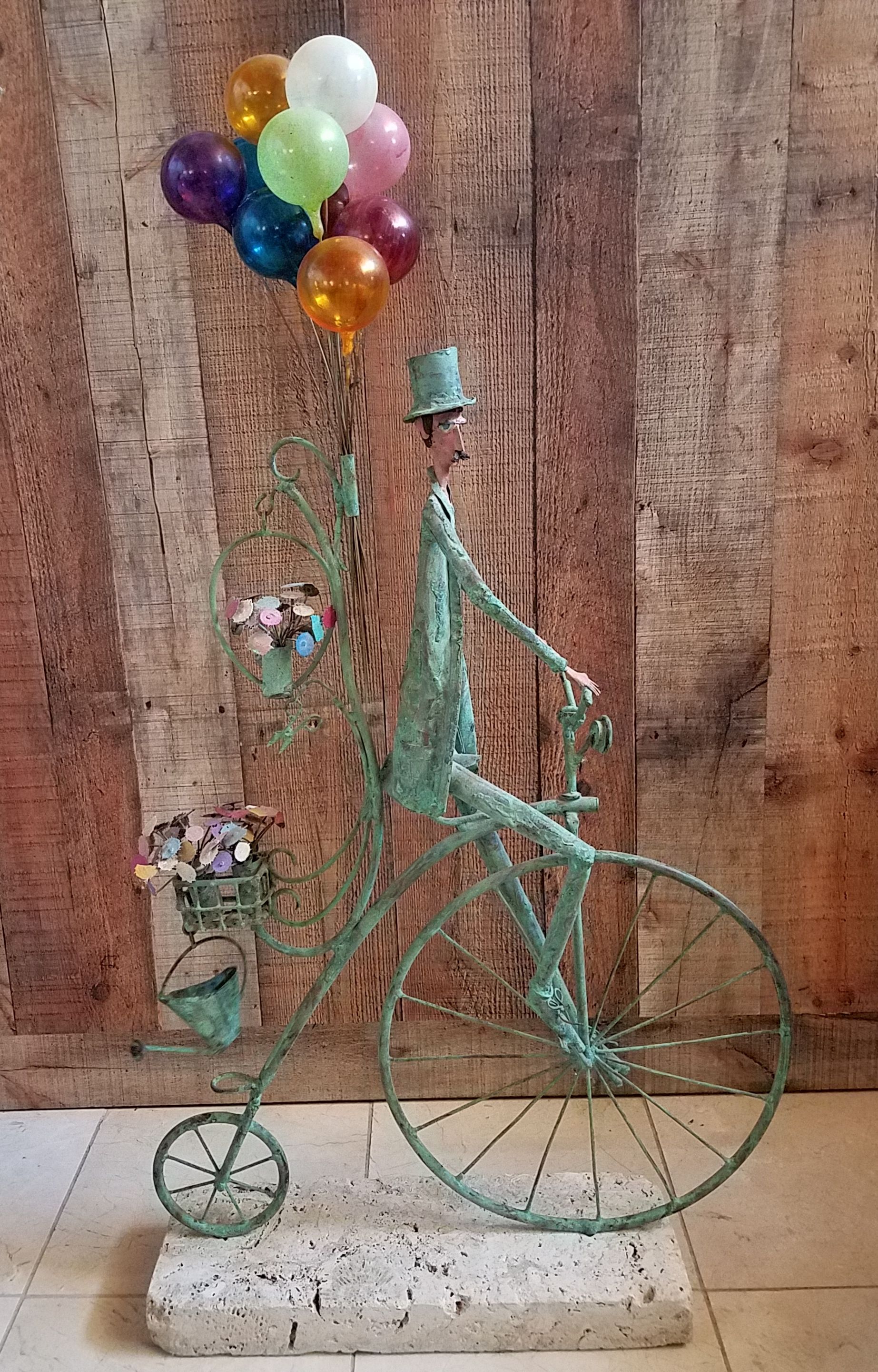 Jim Lewk metal sculpture (very heavy)