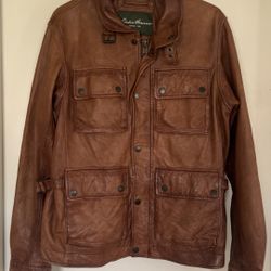 Eddie Bauer Leather Jacket (Small) 