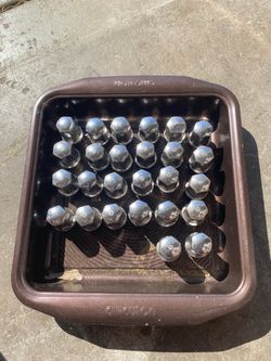 chrome-plated nuts