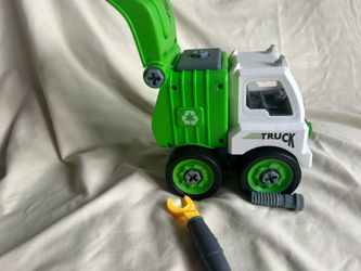 Airplane and Take Apart Trash Truck Toys