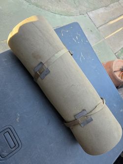 Used Army Sleeping Bag Mat Camping Yoga Mat Roll Up