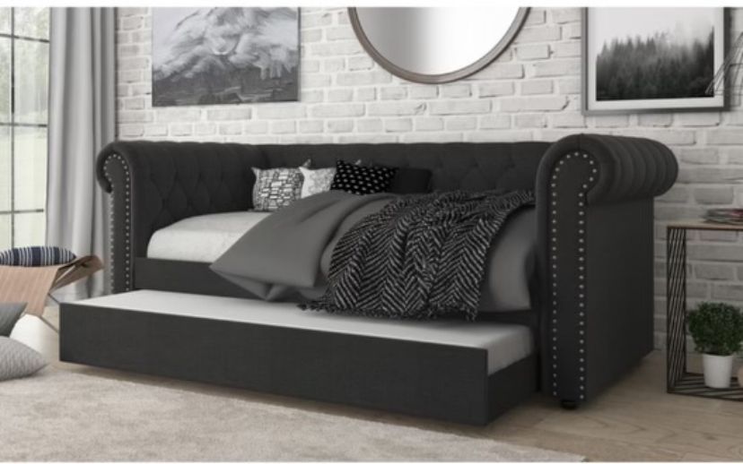 New Rolled Arm DayBed Sale with Both mattresses Included