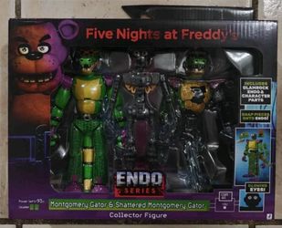 Five Nights at Freddy's FNAF MONTGOMERY GATOR & SHATTERED MONTGOMERY ENDO Series
