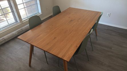 Dining room table and chairs