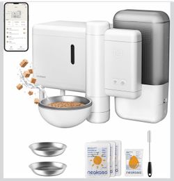 Neakasa Automatic Pet Feeder and Water Fountain