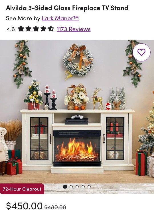 Fireplace TV Stand