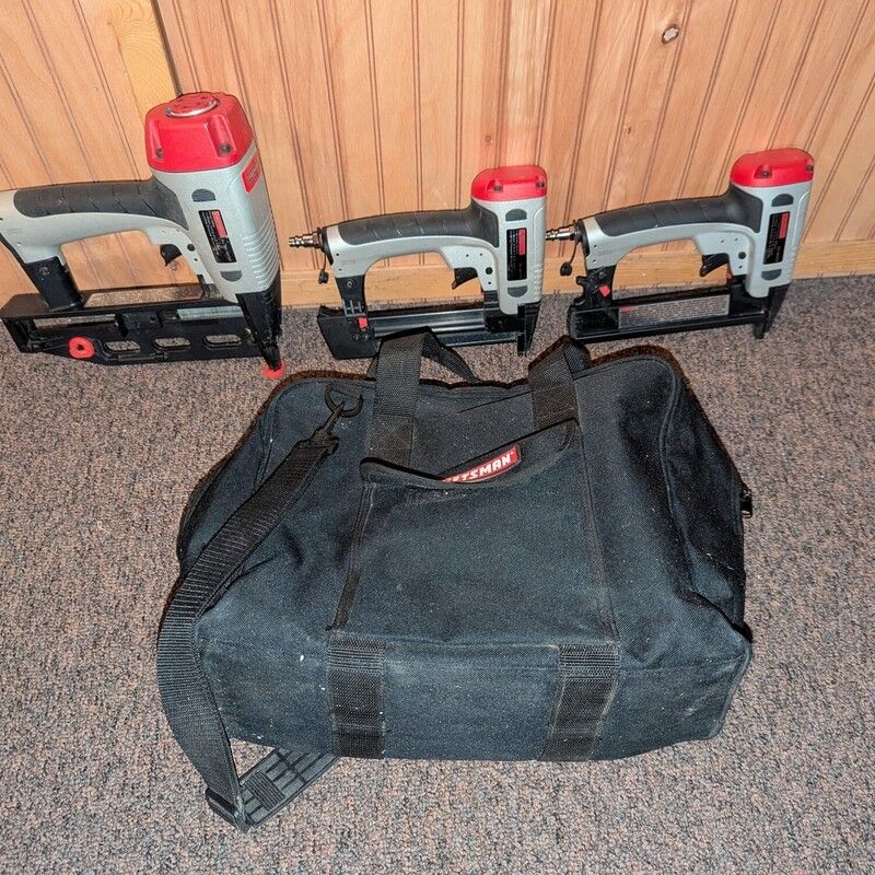 The Craftsman pneumatic finish nailer