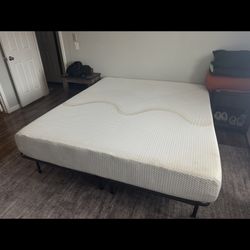 Cali King Bedframe And Mattress 
