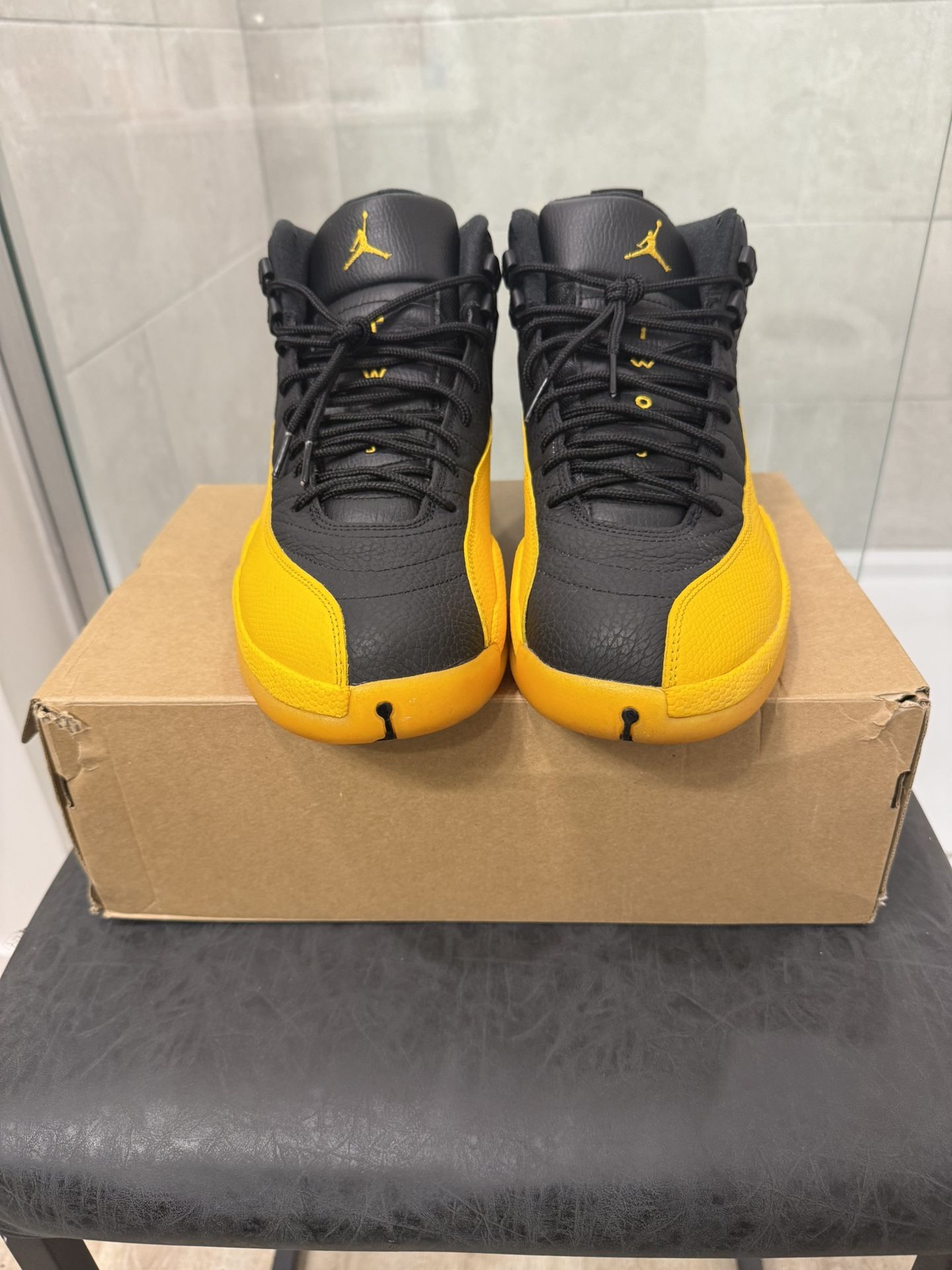 Jordan 12s “Black University Gold”