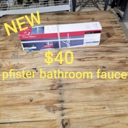 new pfister bathroom faucet very unique  still new banded in box only $40
