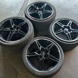 19” 20” Chevy Corvette OEM Factory C8 Z51 Wheels Michelin Tires 