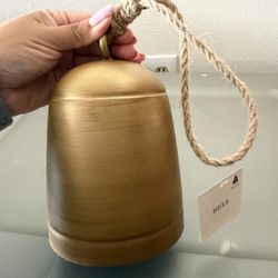 Gold Bell Christmas Decoration From Target