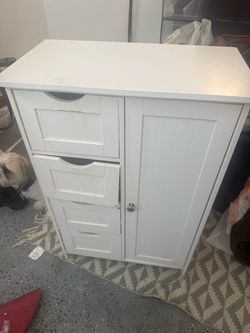 White Storage Cabinet