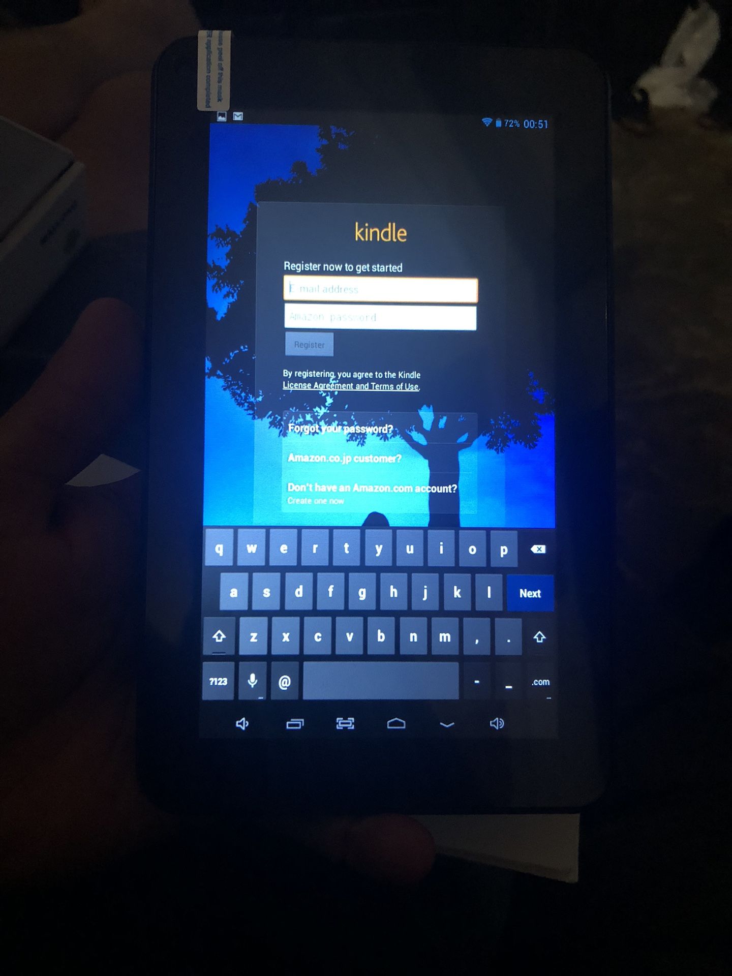 Tablet With Kindle