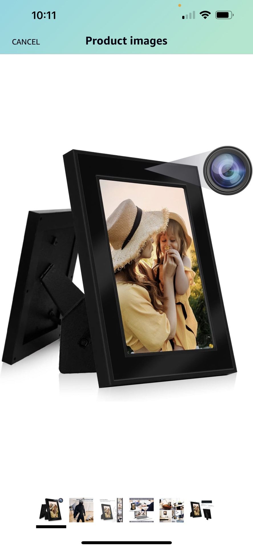 Hidden Spy Camera Photo Frame Camera, HD 1080P Frame Spy Camera Video ...