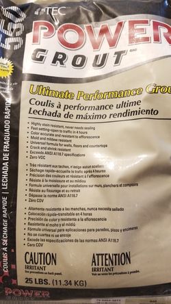 TEC Power Grout - 25 pounds -Antique White