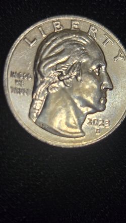 Rare 2023 Quarter w/misprint in "Cod we Trust" in Denver.