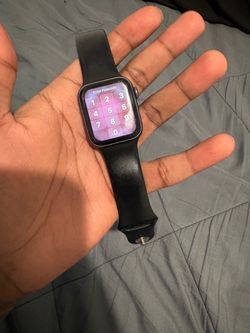 Apple Watch with Black Sport Band