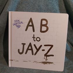 100% Unofficial AB To Jay-Z Children Hip Hop Alphabet Book 2017 Hardcover 