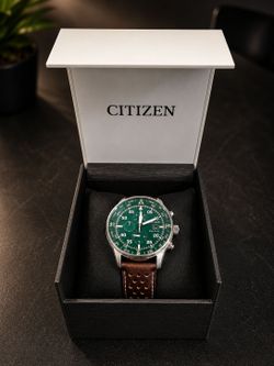 Citizen Eco-Drive Chronograph Watch (Model CA0699-08X)