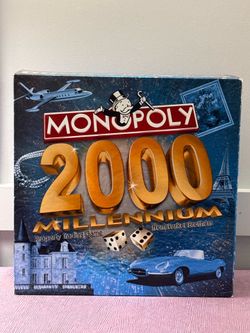 2000 Monopoly Millennium Edition - Unplayed all contents are sealed