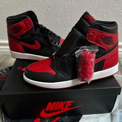 Air Jordan 1 Bred Sz 9