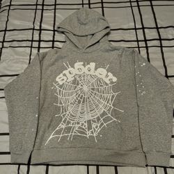 gray spider hoodie