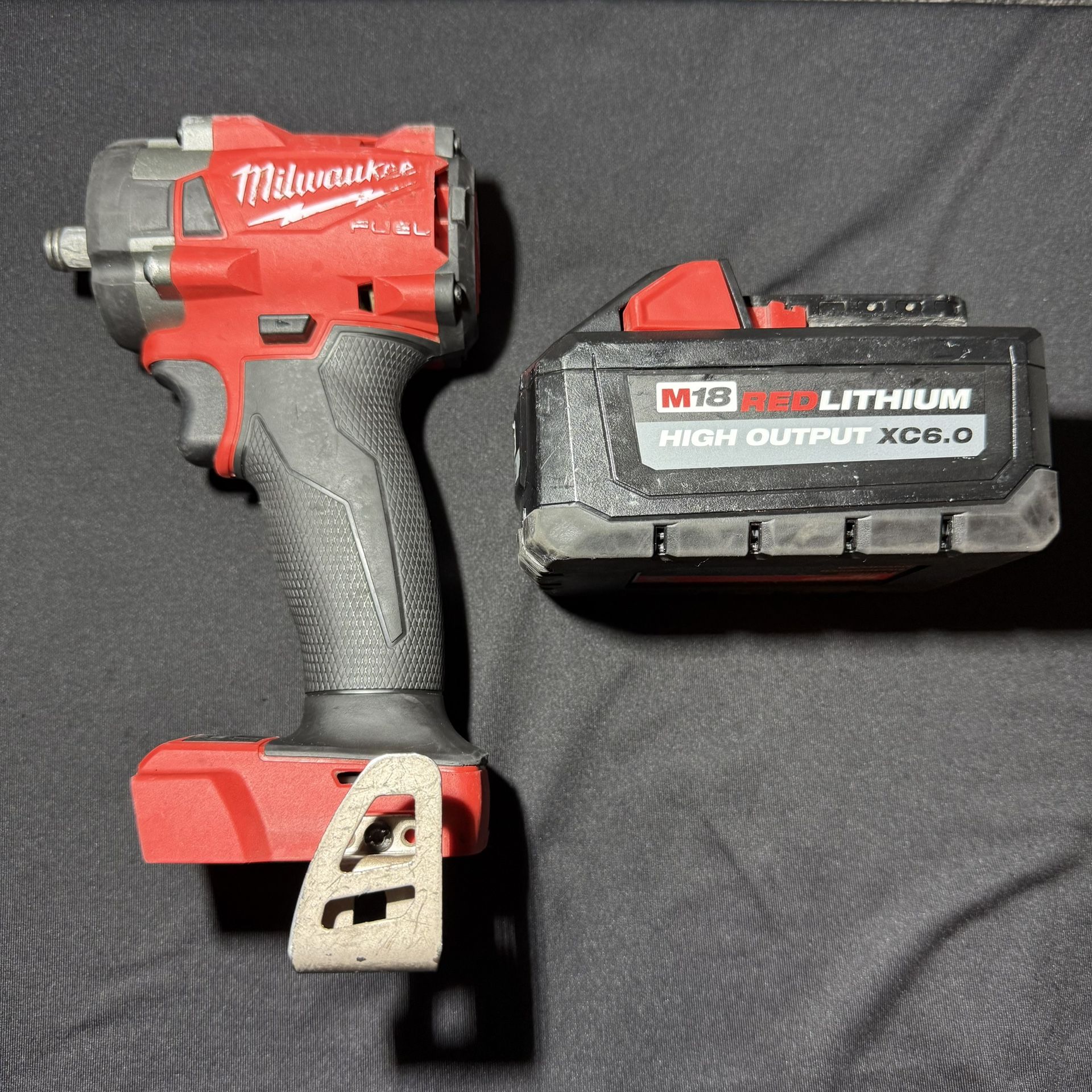 Milwaukee 18v Impact Wrench 6.0 Battery 