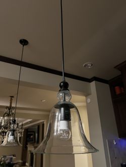 Pottery Barn Pendent Lights - 2