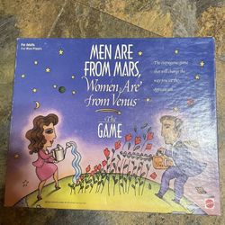Men Are From Mars Women Are From Venus Board Game 