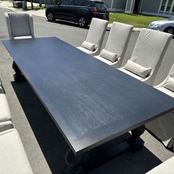 Restoration Hardware Large Solid Wood Dining Table