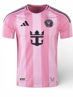 NWT Men's Authentic adidas Inter Miami Home Jersey 25/26 Easy Pink Small
