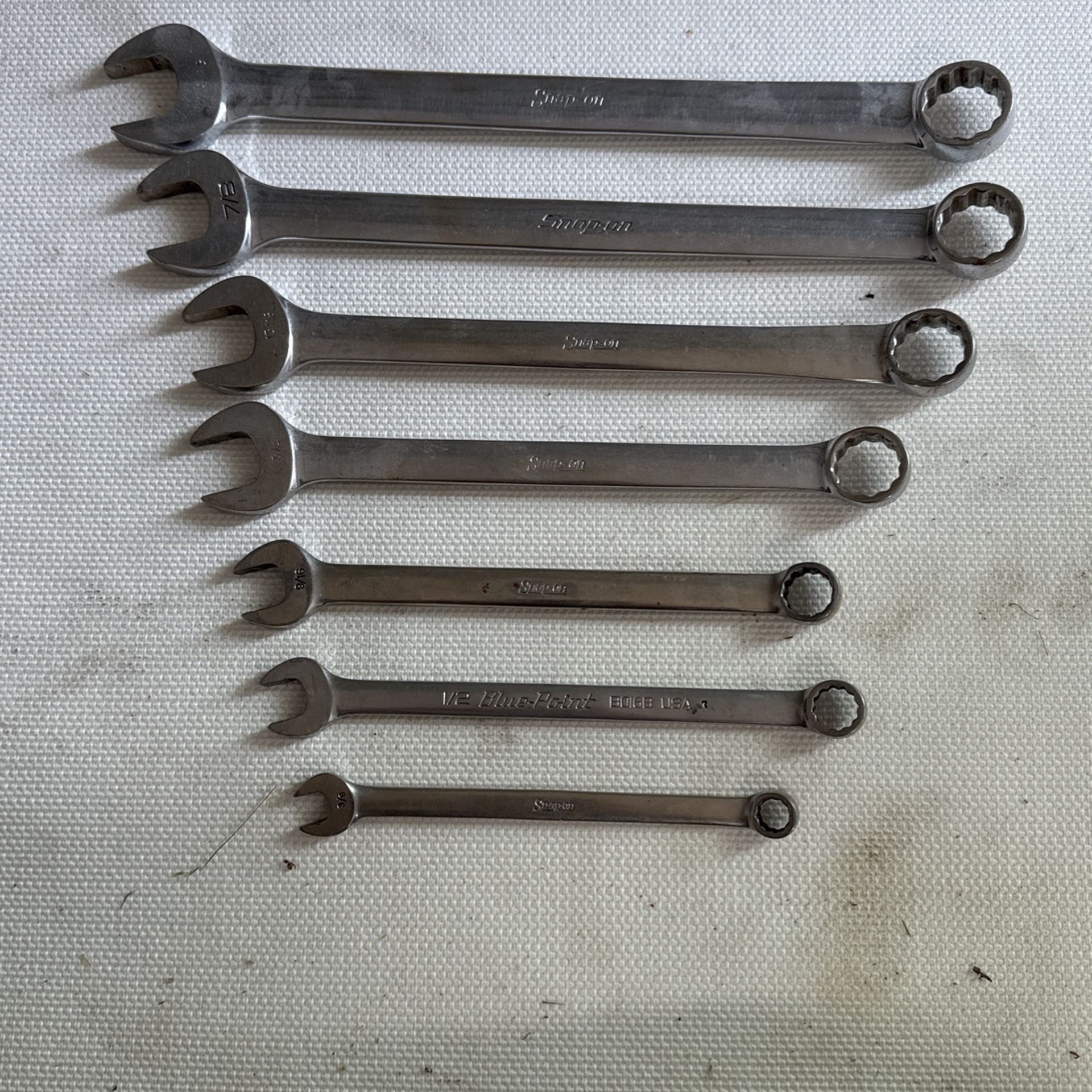 Snap On Combination Wrench Set