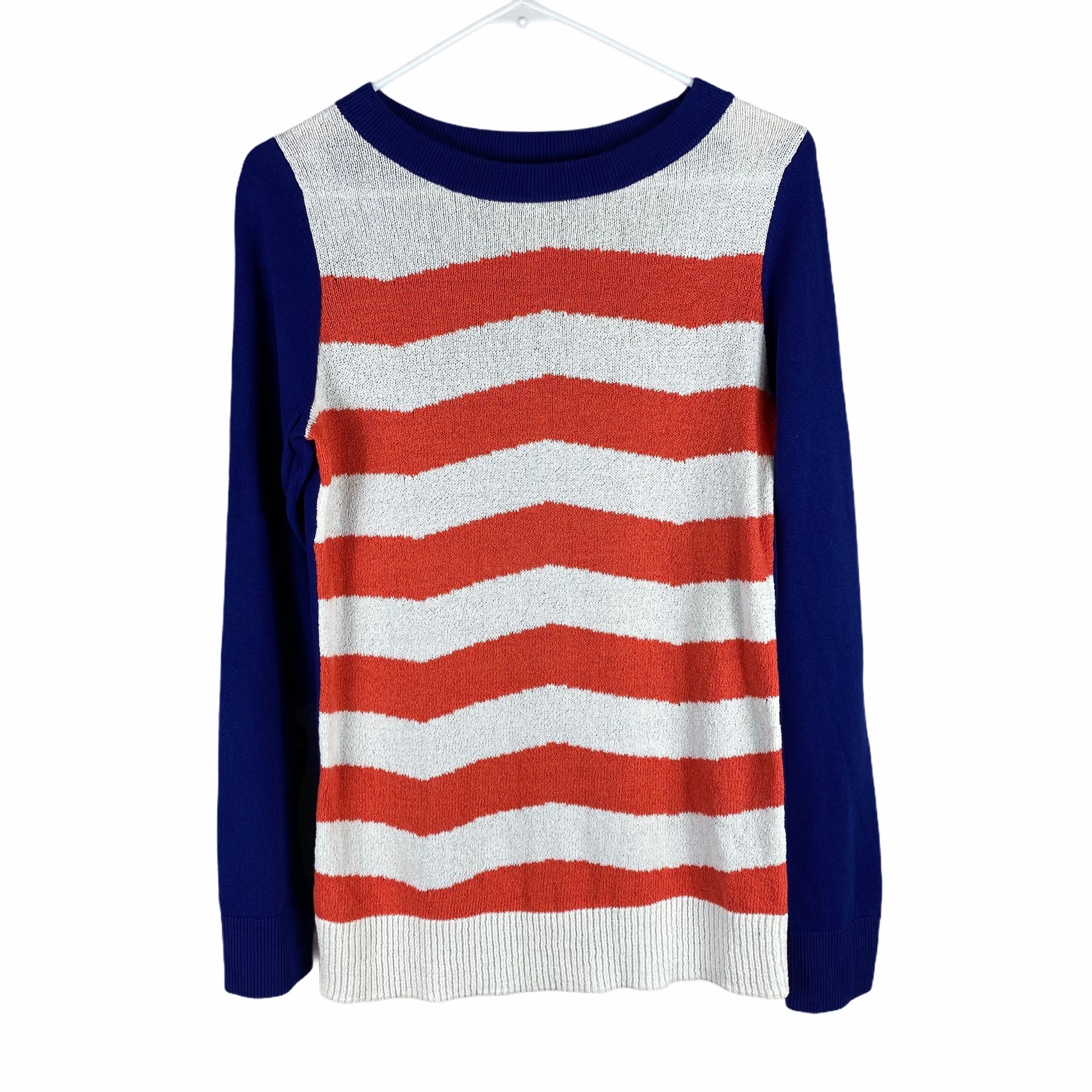 Lilly Pulitzer Terry Cloth Striped Colorblock sweater