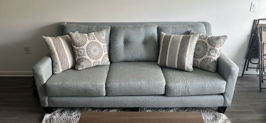 Light Blue Raymour & Flannigan Couch