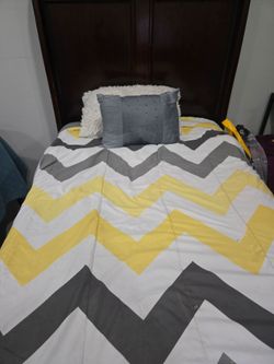 Queen bed and twin